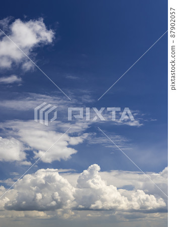 blue sky with clouds as background 87902057
