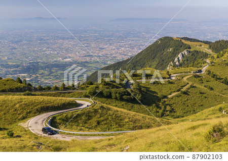 summer landscape near Monte Grappa, Northern Italy summer landscape near Monte Grappa, Northern Italy 87902103