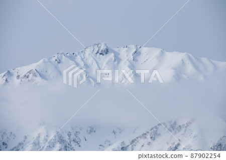 Beautiful snowy mountains Beautiful snowy mountains 87902254