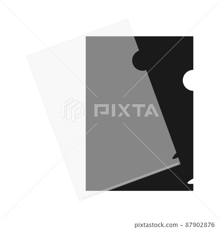 Transparent and black clear file Transparent and black clear file 87902876