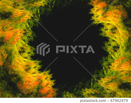 Abstract fractal art background, suggestive of leaf plants. Computer generated fractal illustration art plants. Abstract fractal art background, suggestive of leaf plants. Computer generated fractal illustration art plants. 87902879