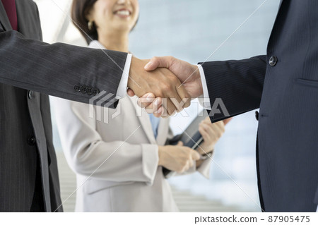 業務場景握手 業務場景握手 87905475