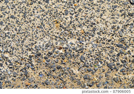 Grunge blue pebble concrete cement floor texture background Grunge blue pebble concrete cement floor texture background 87906005