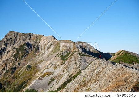 通往白馬山的山脊 87906549