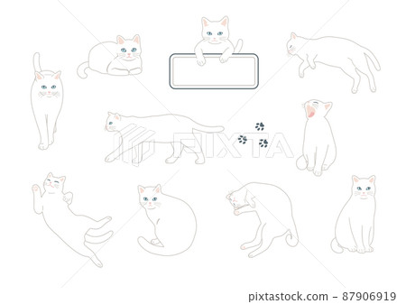 白貓插圖集 87906919