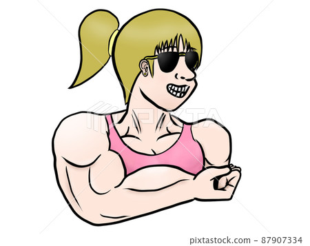 Ponytail Macho Man_Blonde_Right Ponytail Macho Man_Blonde_Right 87907334