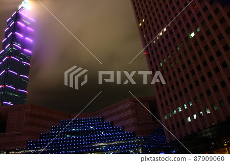 night scene, night view, night spot 87909060