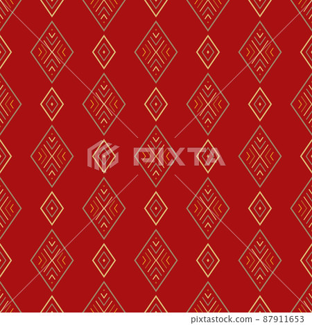 Seamless geometric abstract pattern. 87911653