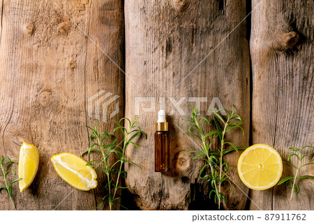 Organic essential aroma or cosmetic oil from fresh ingredients 87911762