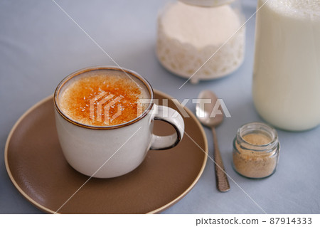 Traditional Turkish hot beverage salep or Sahlep. Traditional Turkish hot beverage salep or Sahlep. 87914333