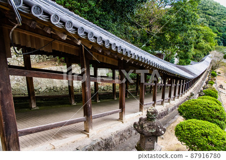 Kibitsu Shrine, Okayama City, Okayama Prefecture-Corridor- 87916780