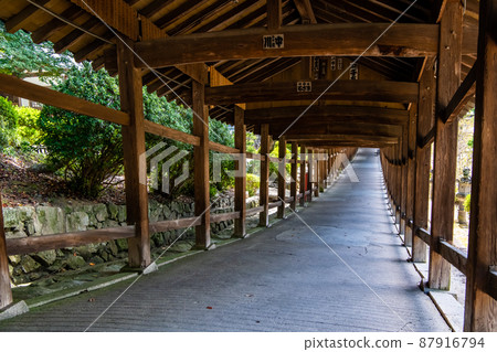 Kibitsu Shrine, Okayama City, Okayama Prefecture-Corridor- Kibitsu Shrine, Okayama City, Okayama Prefecture-Corridor- 87916794