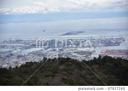 Rokko Island seen from Rokko Cable Yamagami Station Observatory 87917168