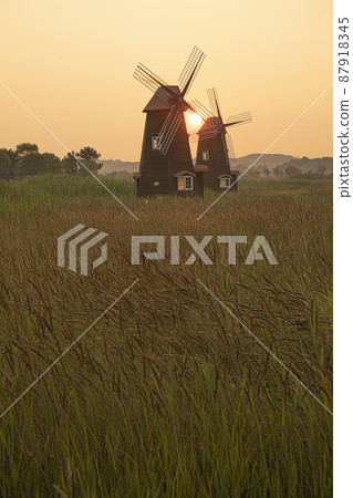 Windmill powered by wind power Windmill powered by wind power 87918345
