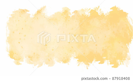 Yellow watercolor background for your design, watercolor background concept, vector. 87918408
