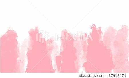 Pink watercolor background for your design, watercolor background concept, vector. 87918474