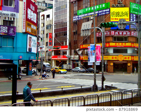 Taiwan-Taipei Nanjing East Road intersection 87918869