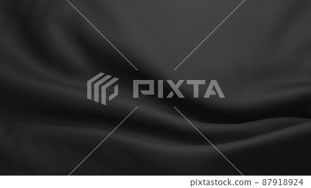 Black fabric background with copy space 3d render 87918924
