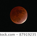 Lunar eclipse 87919235
