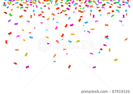 Colorful bright confetti isolated on white background. Colorful bright confetti isolated on white background. 87919320