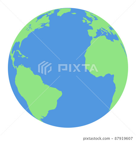 Planet Earth icon. flat design Planet Earth icon. flat design 87919607