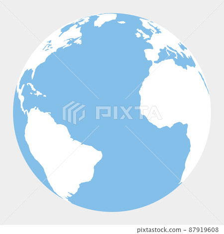 Planet Earth icon. flat design 87919608
