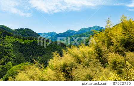 Please see the beautiful scenery of the Chugoku Mountains. It is also a site for nature conservation that is planted and managed. Shimane Prefecture Please see the beautiful scenery of the Chugoku Mountains. It is also a site for nature conservation that is planted and managed. Shimane Prefecture 87920730