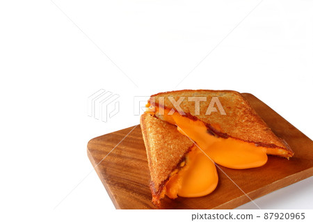 烤芝士三明治芝士熱三明治 87920965