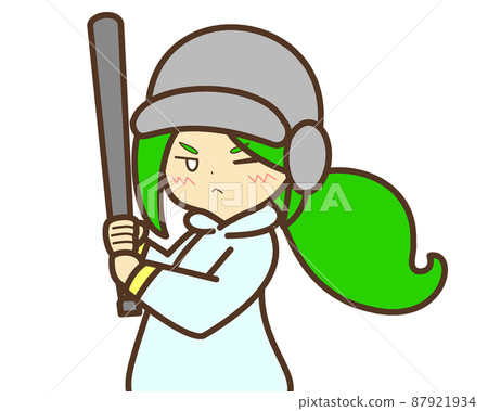 Batter's green-haired girl 4 87921934