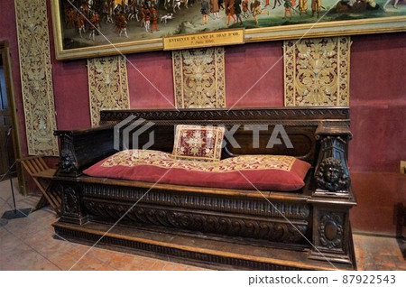 France Loire Valley Chambord Castle Francis I's room 87922543