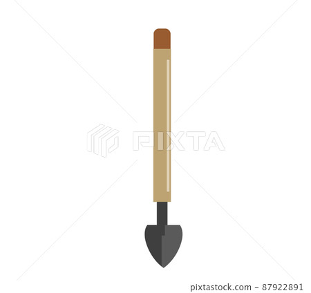 Scoop farming tool illustration 87922891