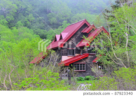 Tsugaike Sanso surrounded by fresh greenery 87923340