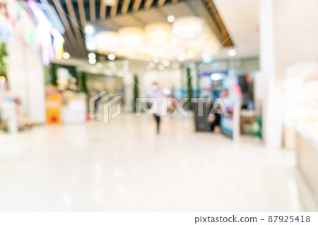 abstract blur shopping mall 87925418