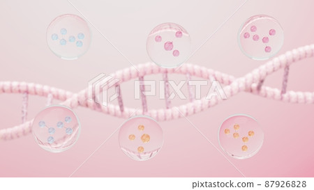 3d render of simple chemical bond in side cell or molecules. The associated of atoms, ions, bond and molecules. Liquid drop bubble background. Covalent bond. Biochemical interaction. 3d render of simple chemical bond in side cell or molecules. The associated of atoms, ions, bond and molecules. Liquid drop bubble background. Covalent bond. Biochemical interaction. 87926828