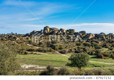 Los Barruecos Natural Monument, Malpartida de Caceres, Extremadura, Spain. 87927232
