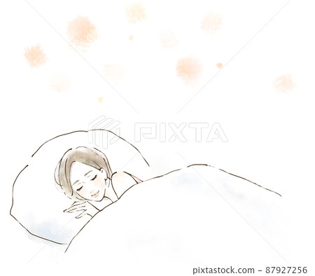 做個好夢的女人圖解：有香氣效果的舒適睡眠 87927256