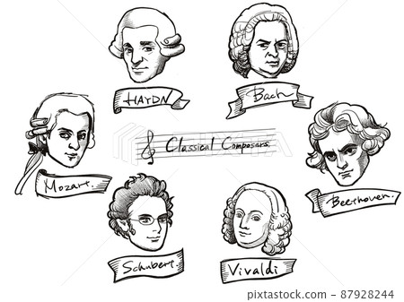 古典音樂家的插圖 87928244