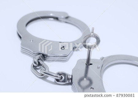 銀手銬/刑事逮捕圖像 銀手銬/刑事逮捕圖像 87930081