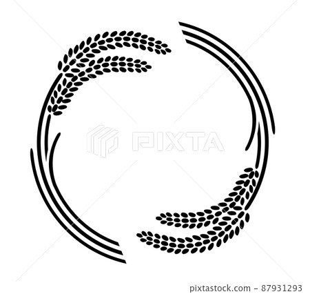 Rice rice ear illustration material Rice rice ear illustration material 87931293