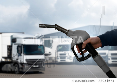 Concept of a fuel crisis  87931673