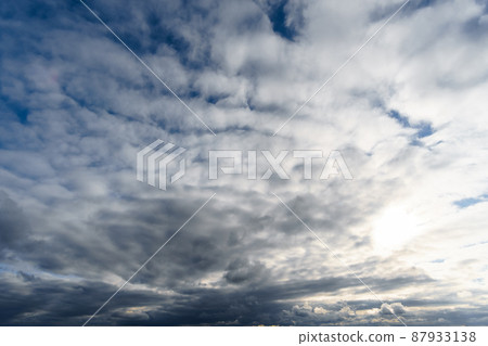 beautiful dark dramatic sky with stormy clouds before the rain or snow beautiful dark dramatic sky with stormy clouds before the rain or snow 87933138