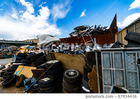 Non-iron metal scrap yard recycling Non-iron metal scrap yard recycling 87934416