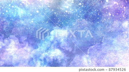 神奇星空手寫背景素材 87934526