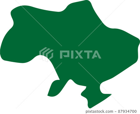 Ukraine map icon illustration Ukraine map icon illustration 87934700