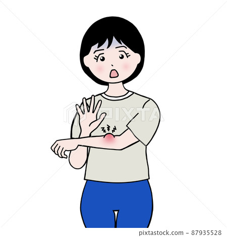 Women with skin trouble 87935528
