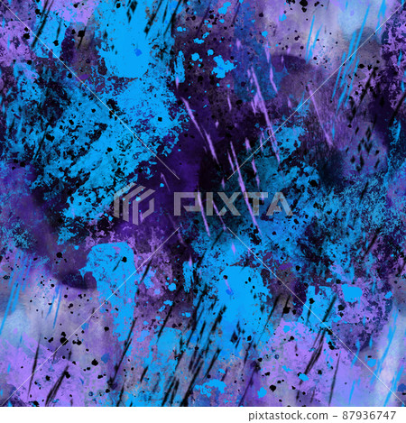 Abstract seamless pattern with grunge textures... - Stock Illustration ...