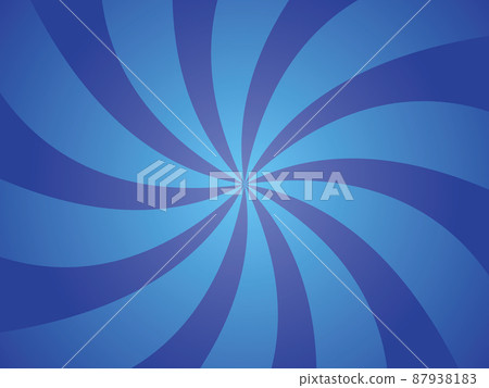 Gradation twist sunburst background illustration (blue) Gradation twist sunburst background illustration (blue) 87938183