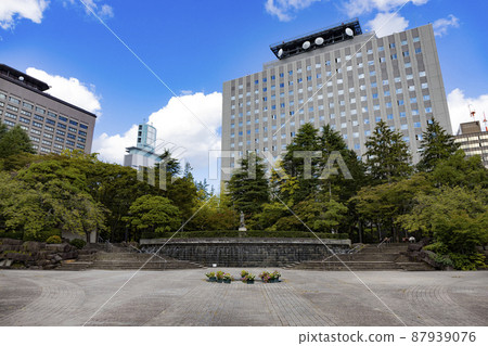 從琴台公園看到的仙台聯合政府大樓 87939076