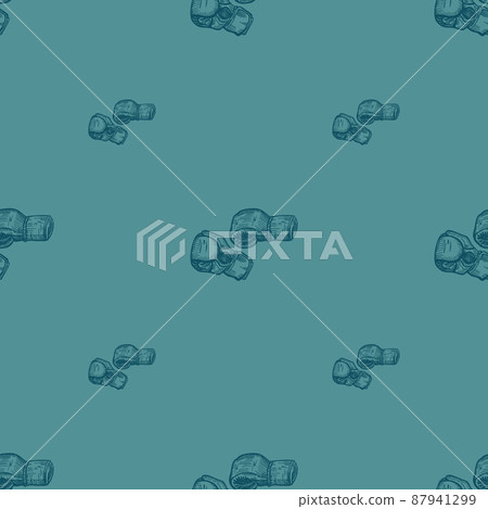 Boxing gloves seamless pattern. Vintage sport inventory background. Boxing gloves seamless pattern. Vintage sport inventory background. 87941299