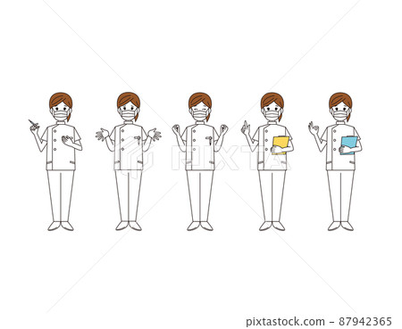 女護士醫務工作者圖 女護士醫務工作者圖 87942365